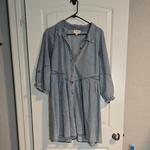 Umgee Denim Dress‎